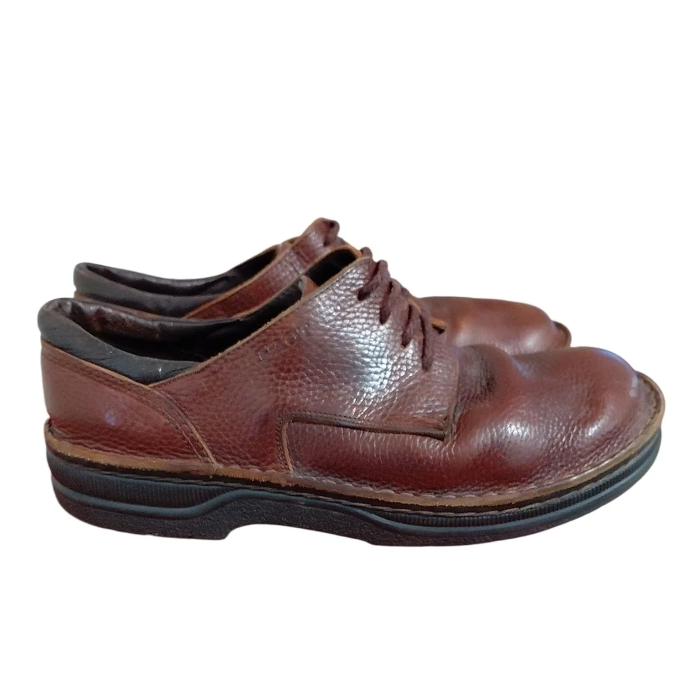 Naot Denali Men's Brown Leather Oxford Comfort Work Shoe Size 12
